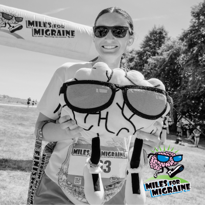 Miles for Migraine logo