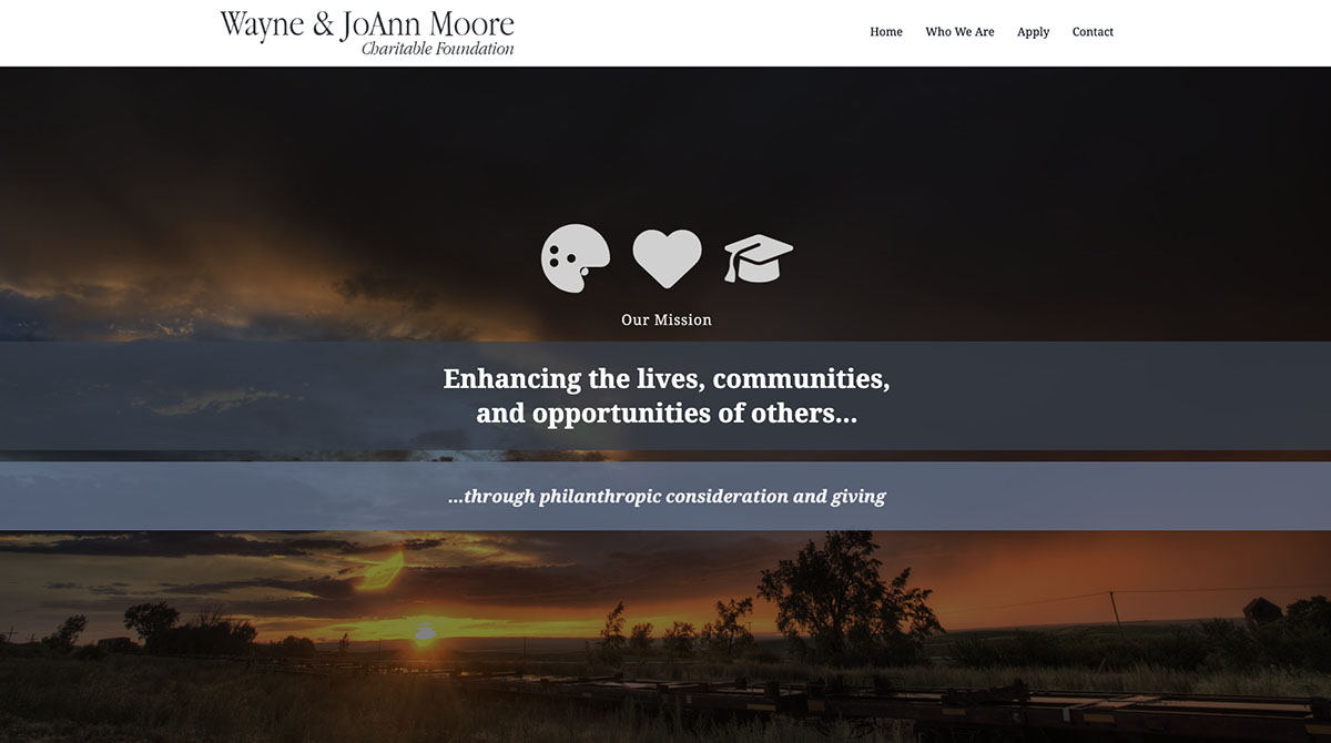 Wayne & Jo Ann Moore Charitable Foundation logo