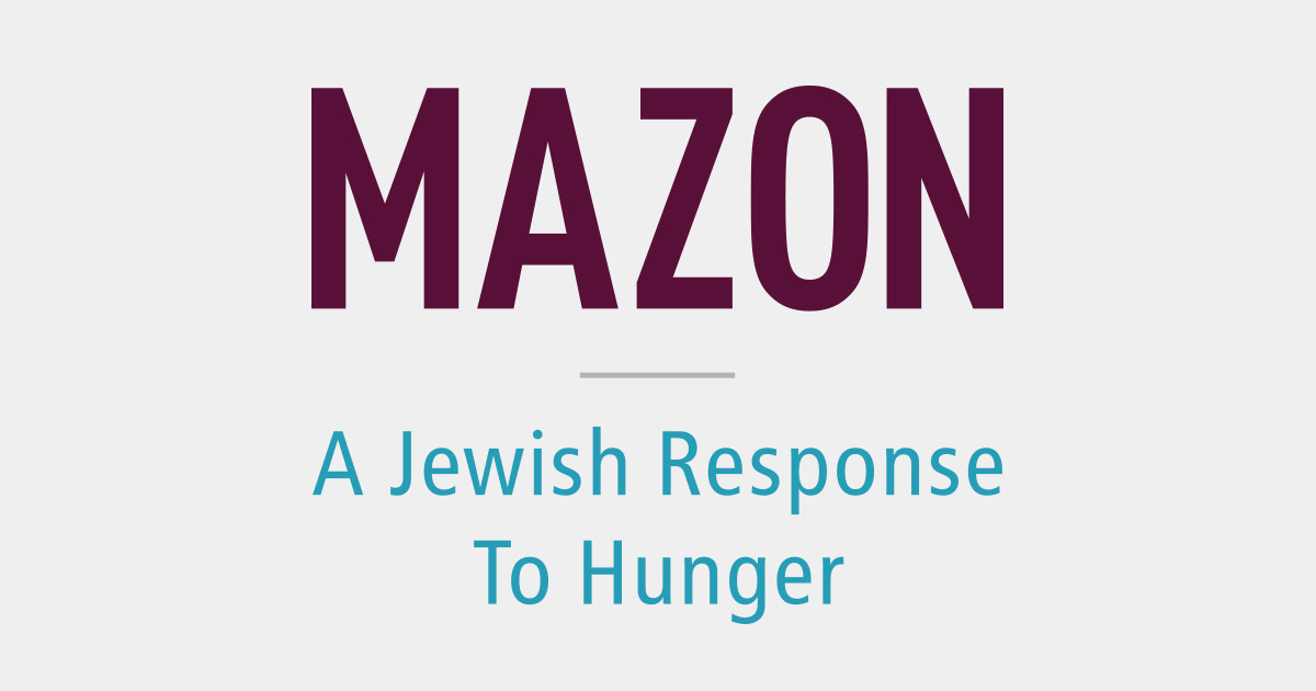 Mazon A Jewish Response to Hunger logo