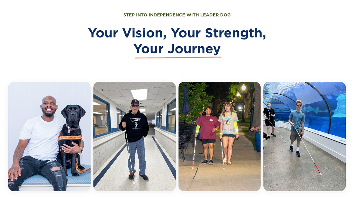 Leader Dogs for the Blind logo