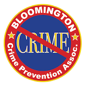Bloomington Crime Prevention A logo