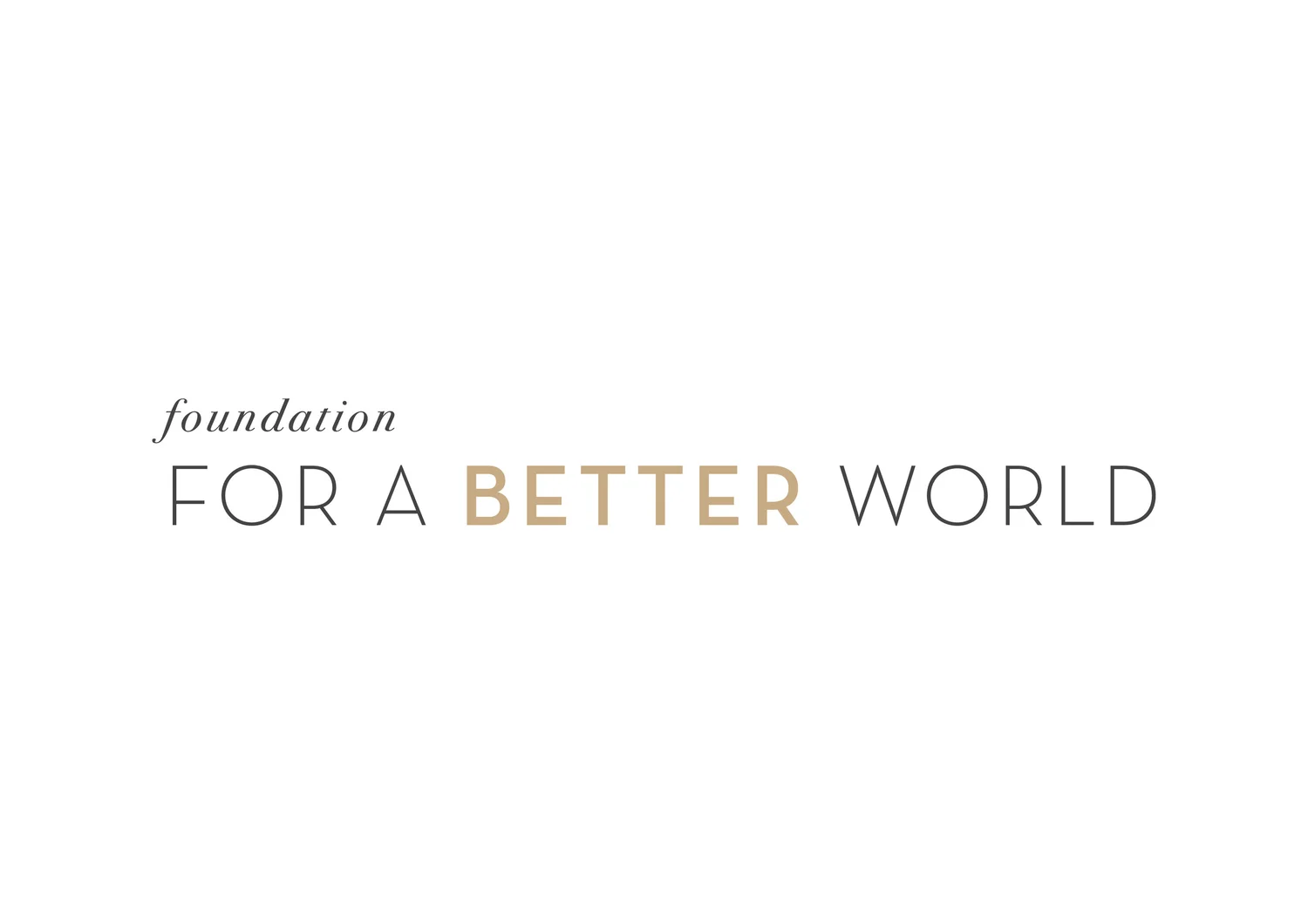 Foundation for A Better World logo
