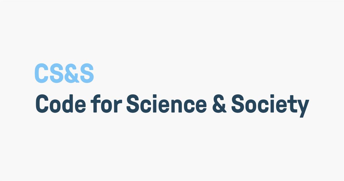 Code for Science & Society logo