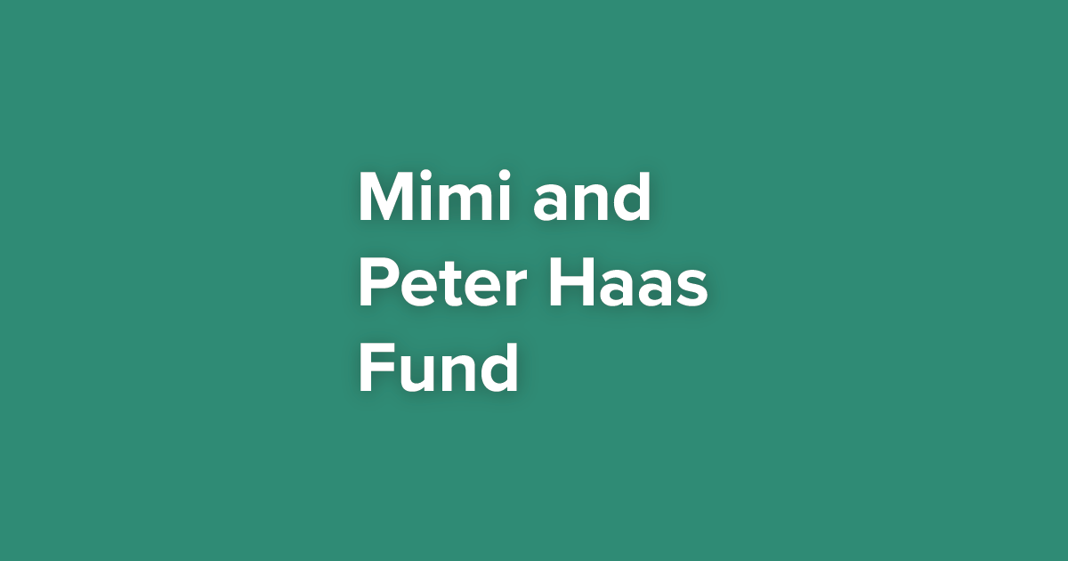 Mimi and Peter Haas Fund logo